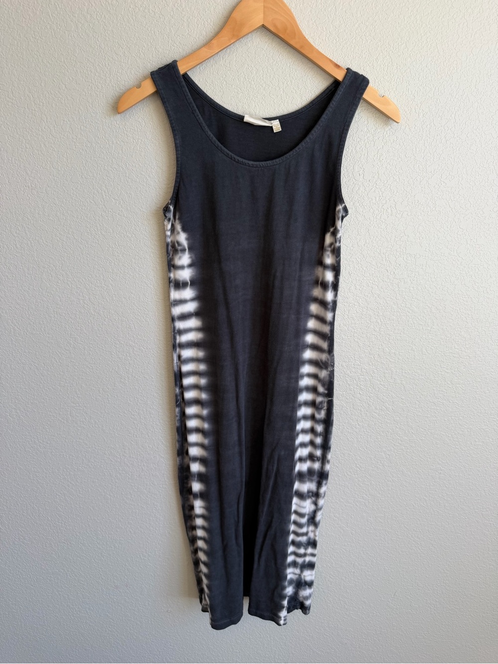 Dark Blue Tie-Dye Bodycon Dress